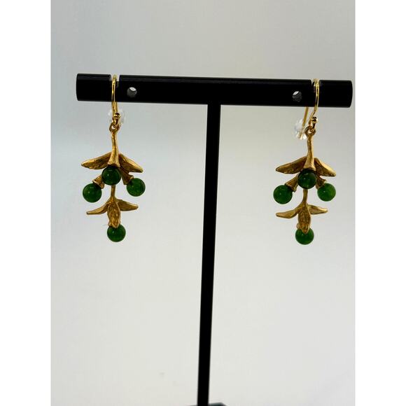 Michael Michaud Pepper Dangle Wire Earrings - Picture 1 of 3